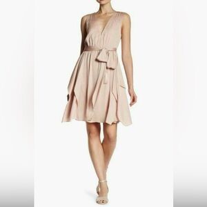 BCBGMaxAzria CAHYA Cocktail Dress, Pinky Beige, New Size 8